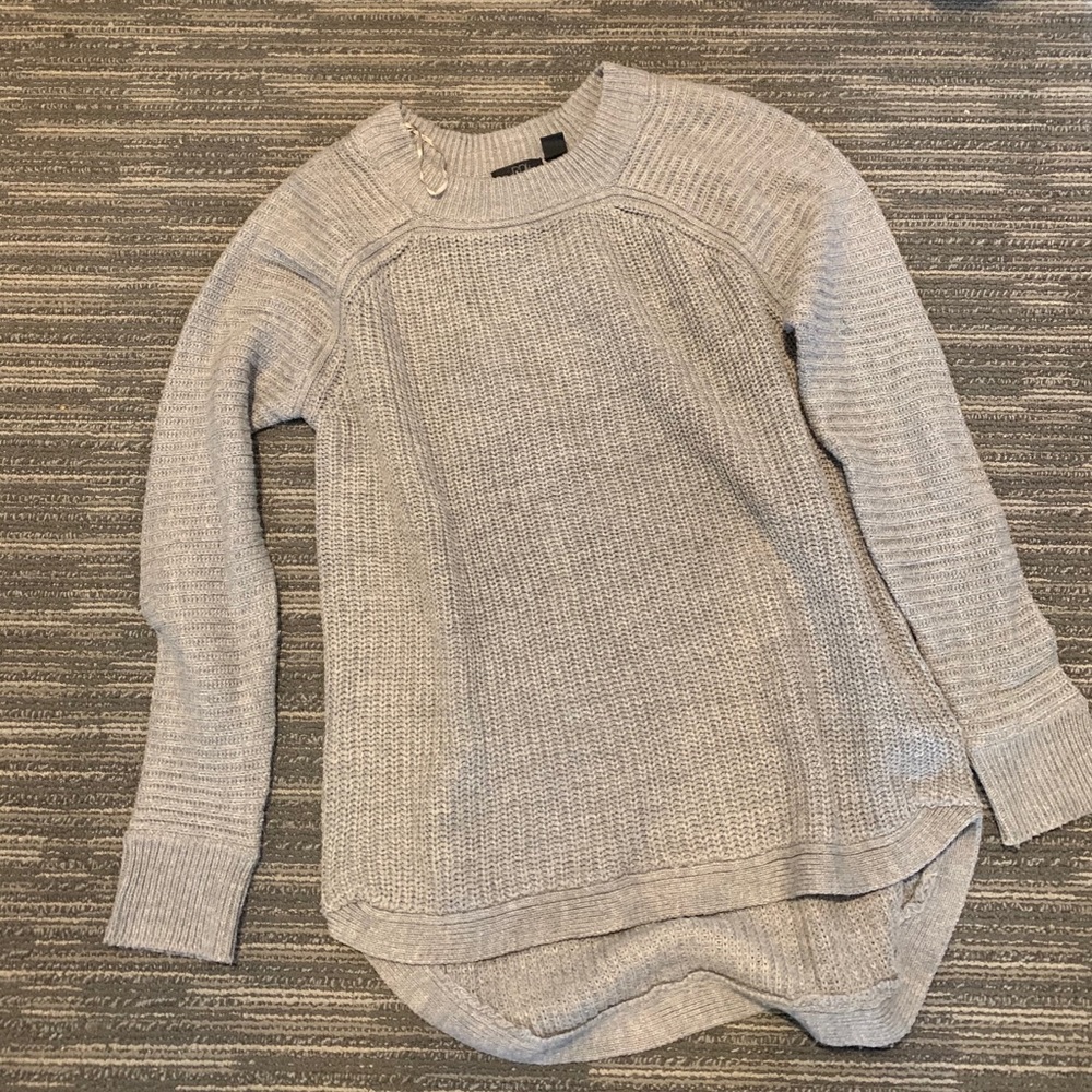 Heavy gray sweater